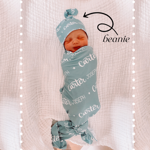 Personalized Baby Knotted Beanie