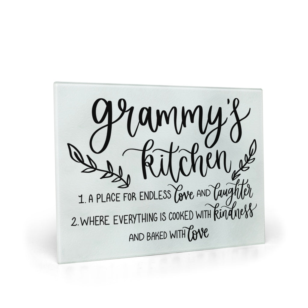 Grammy's Kitchen Glass Cutting Board