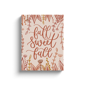 Fall Sweet Fall Canvas Sign
