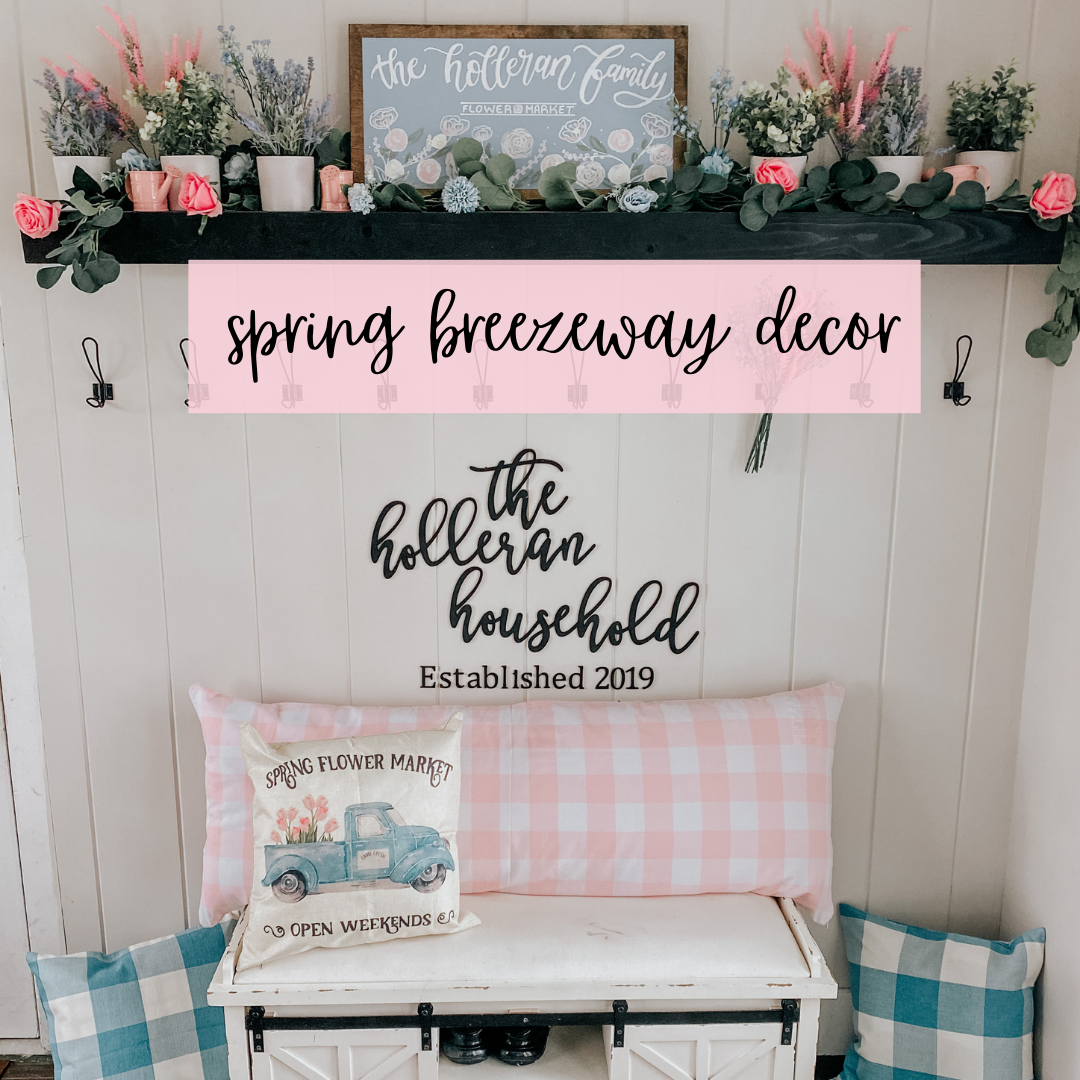 Seasonal Spring Home Decor - Details and Swirls