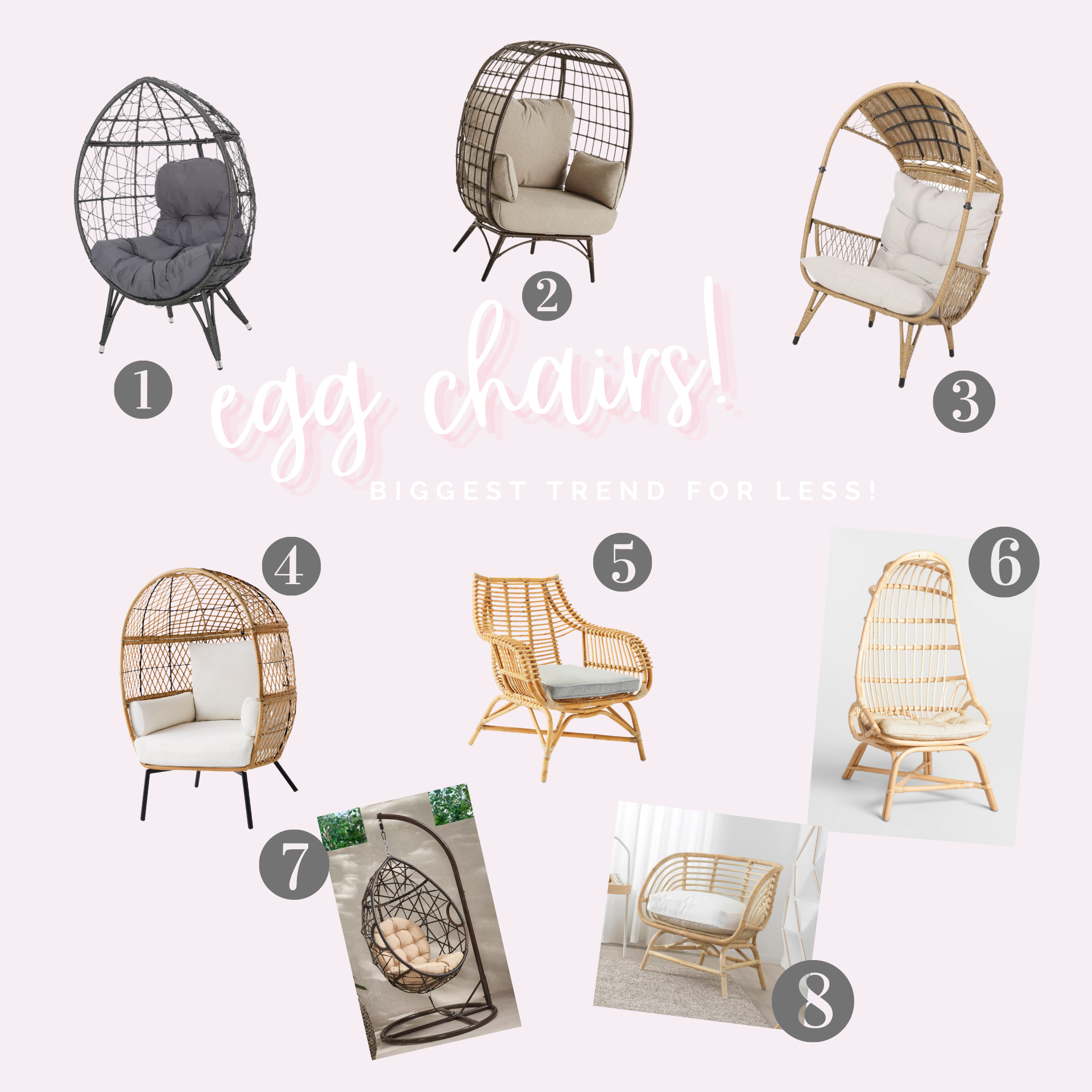 Egg Chair Round Up!