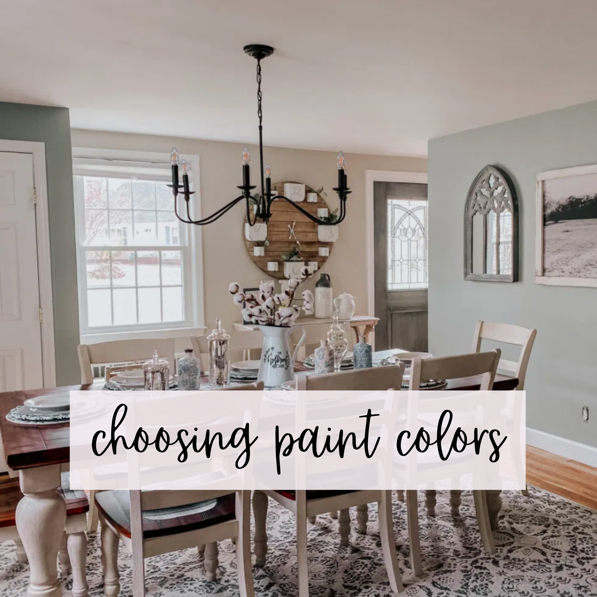 Choosing The Perfect Paint Colors!