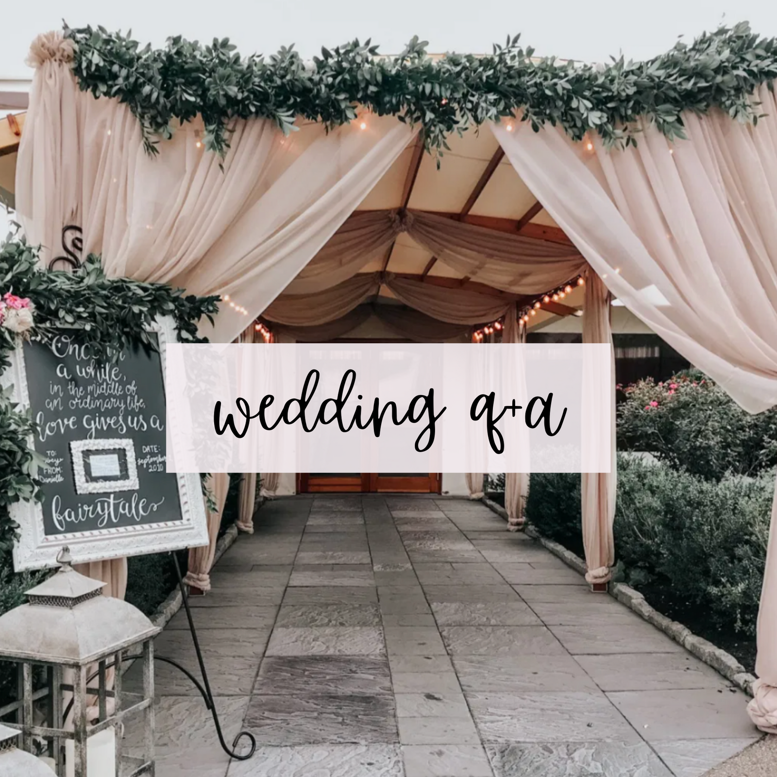 Q&A - Wedding Style!