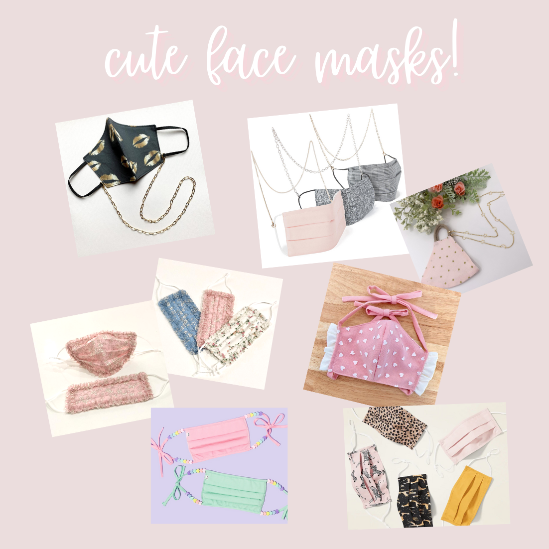 Mask up, but make it cute!