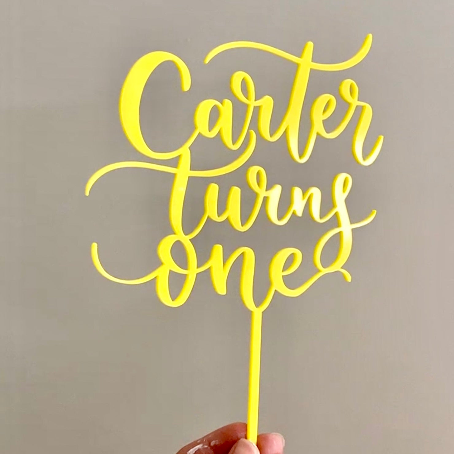 First Birthday Cake Topper