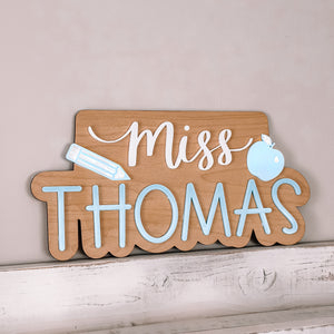 Teacher Name Board