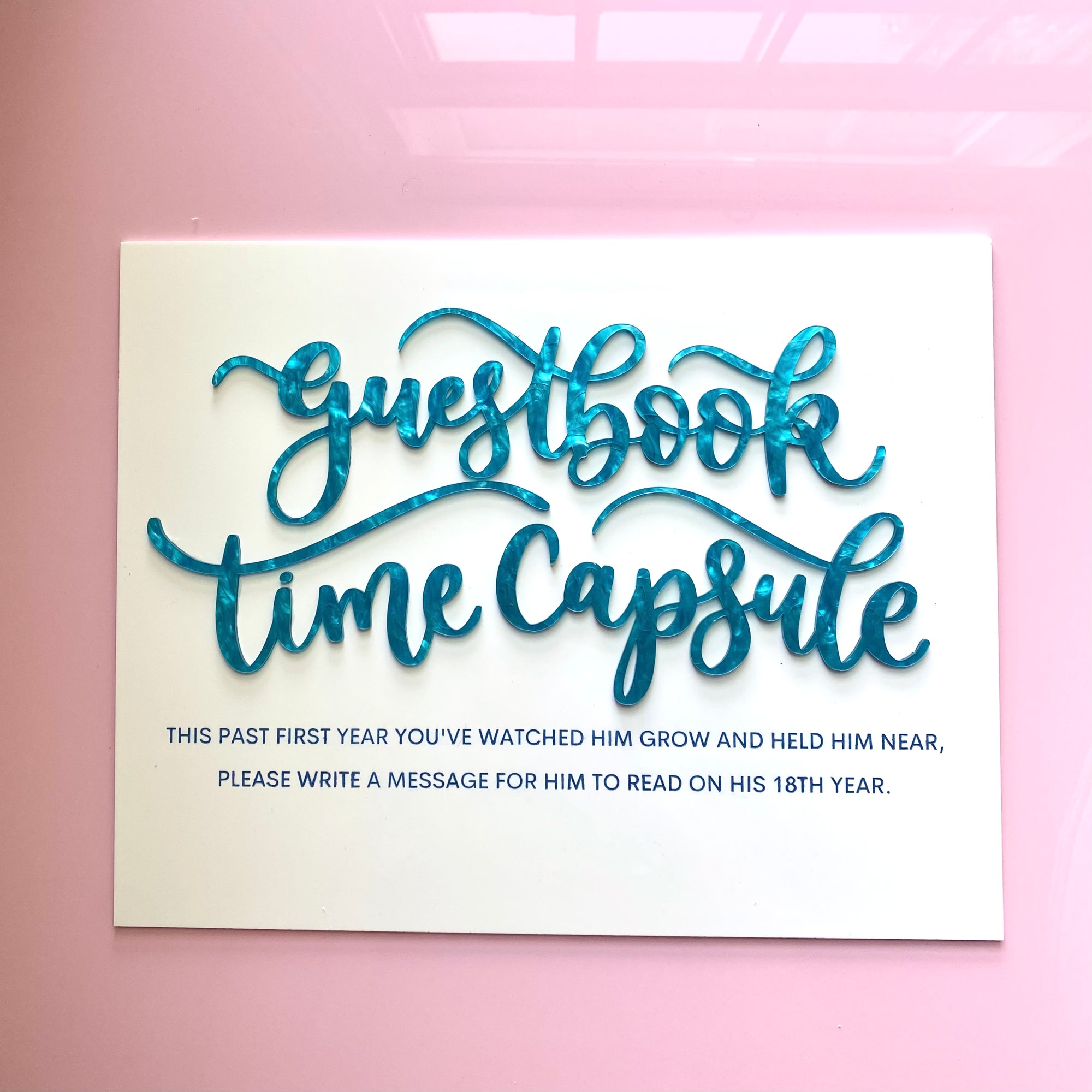 First Birthday Guestbook Sign