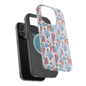 Lobster Hydrangea Magnetic Phone Case