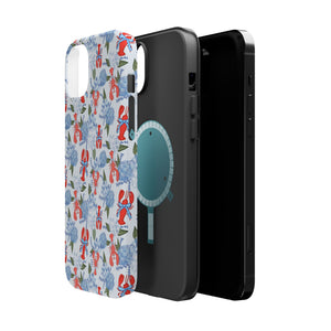 Lobster Hydrangea Magnetic Phone Case