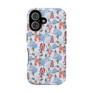 Lobster Hydrangea Magnetic Phone Case