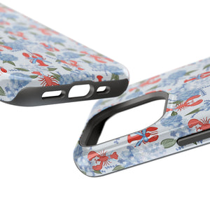 Lobster Hydrangea Magnetic Phone Case