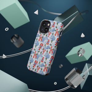 Lobster Hydrangea Magnetic Phone Case