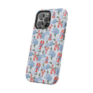 Lobster Hydrangea Magnetic Phone Case