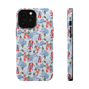 Lobster Hydrangea Magnetic Phone Case