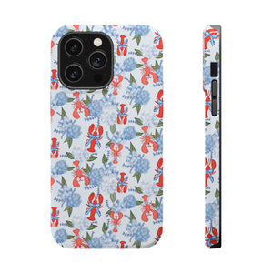 Lobster Hydrangea Magnetic Phone Case