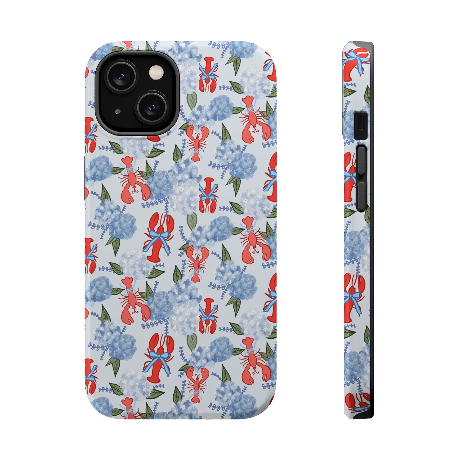 Lobster Hydrangea Magnetic Phone Case