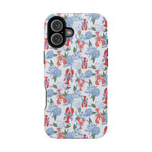 Lobster Hydrangea Magnetic Phone Case