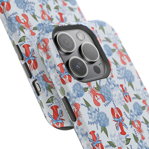 Lobster Hydrangea Magnetic Phone Case