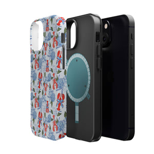 Lobster Hydrangea Magnetic Phone Case