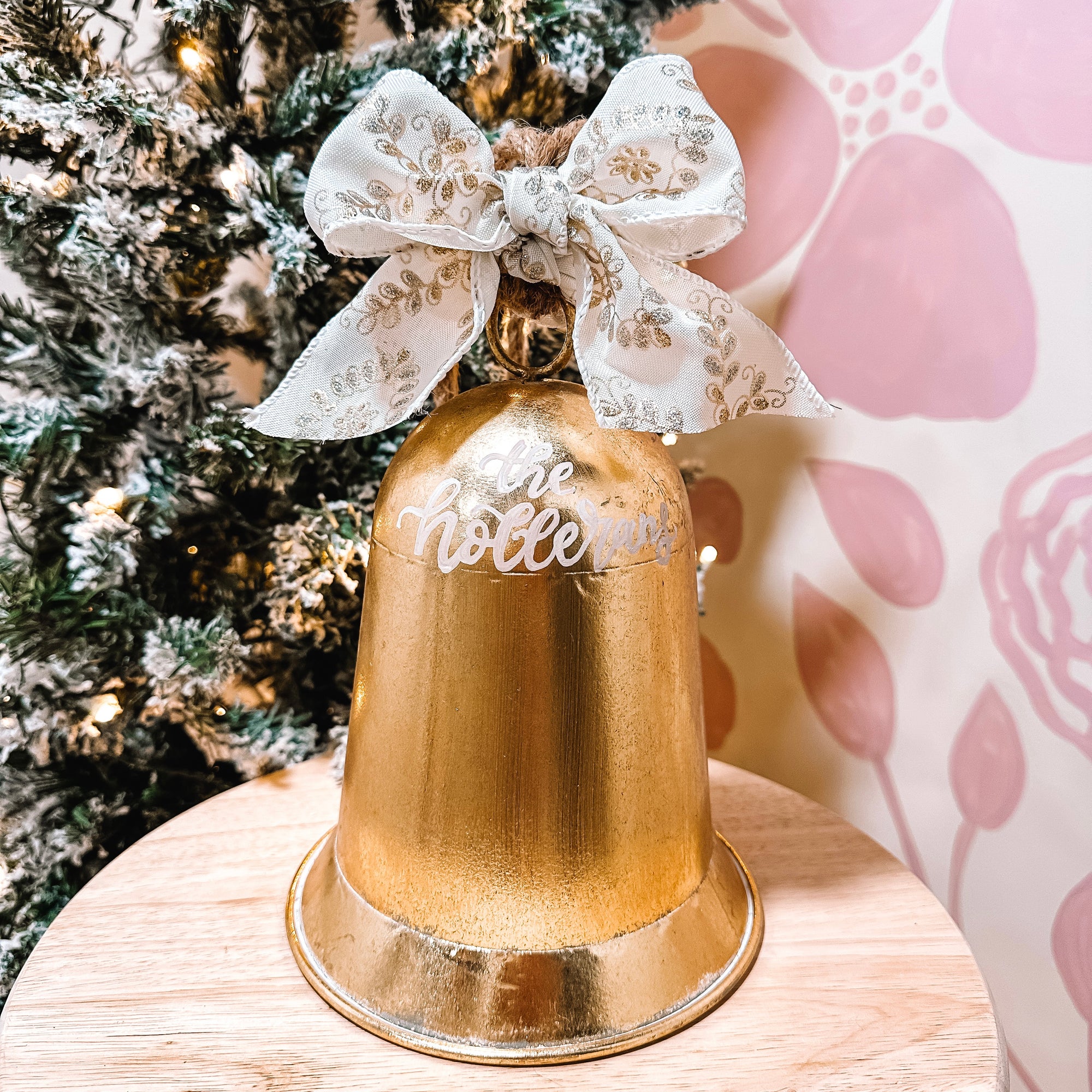 Personalized Gold Bell