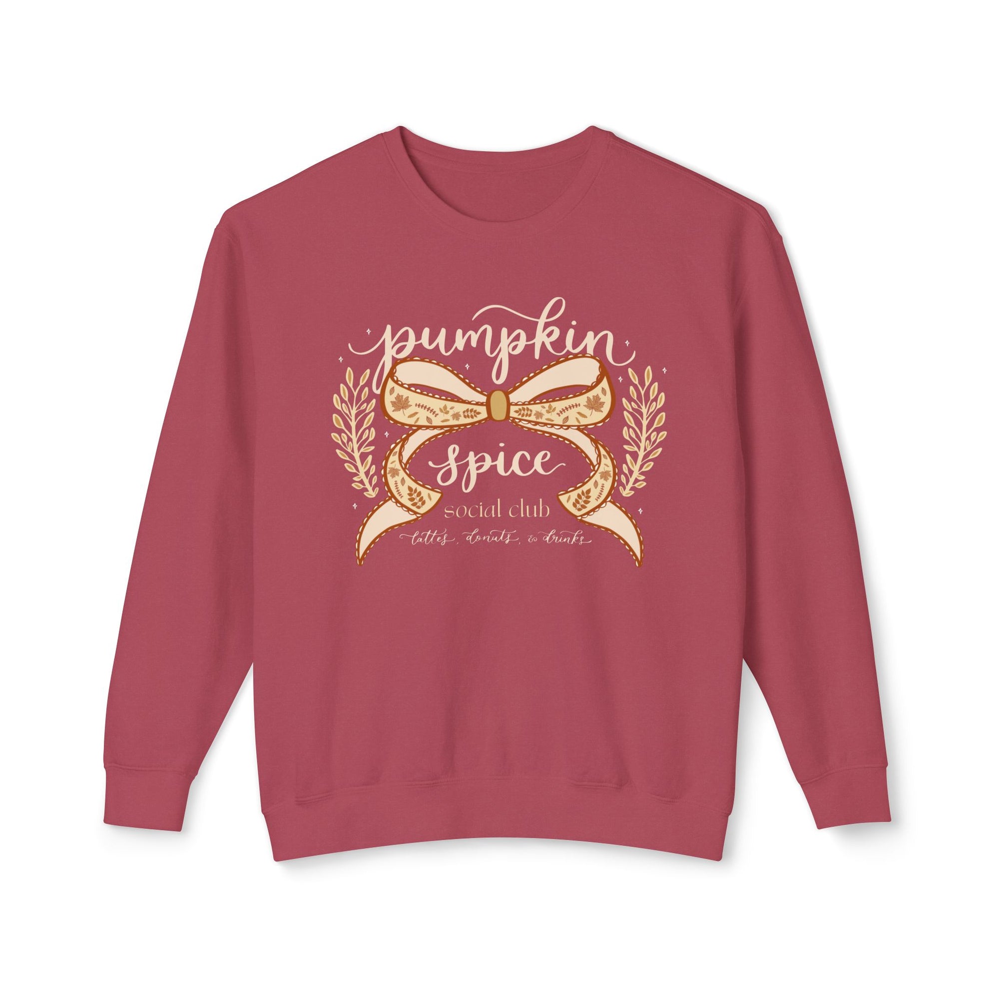 Pumpkin Spice Social Club Comfort Colors Sweatshirt