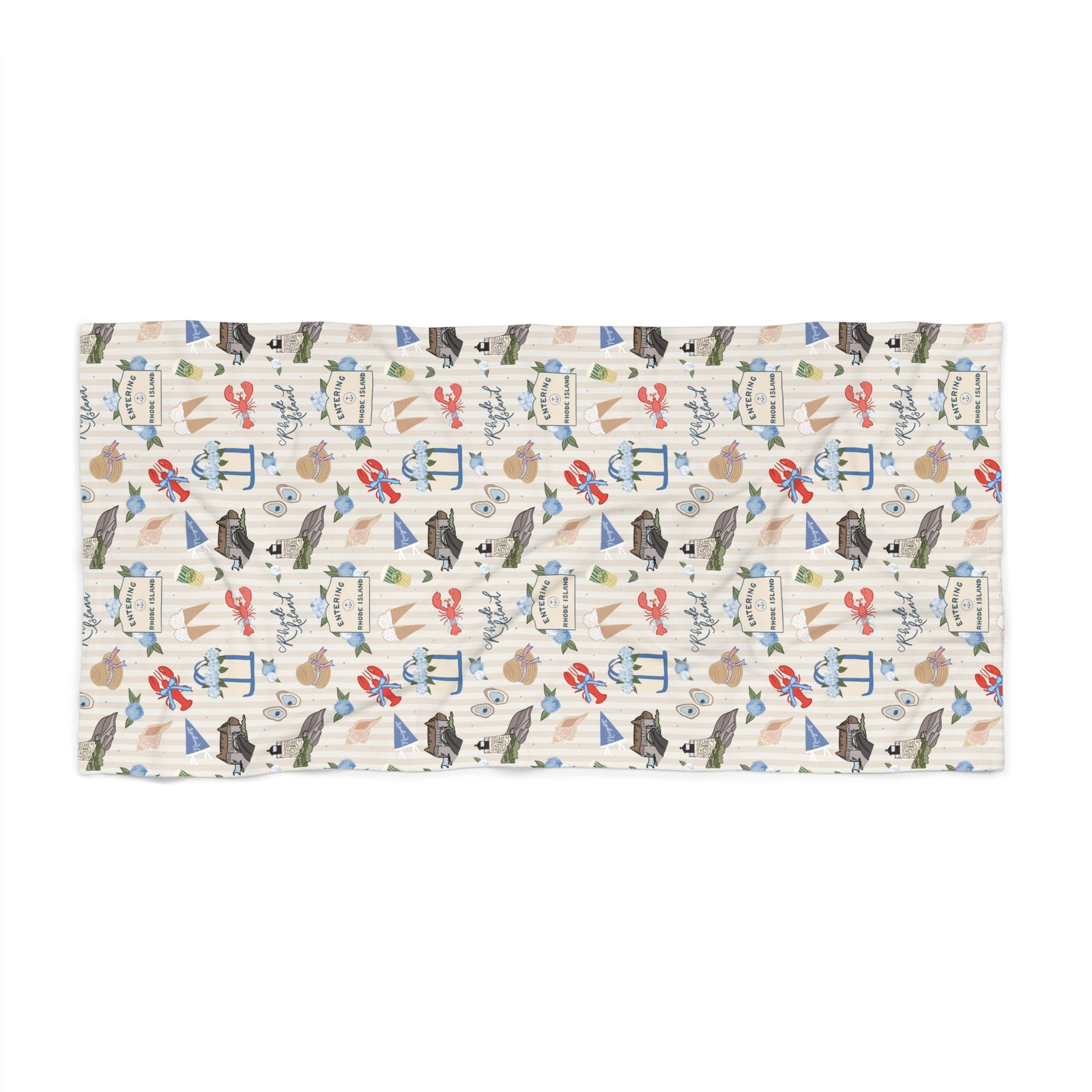 Rhode Island Summer Beach Towel