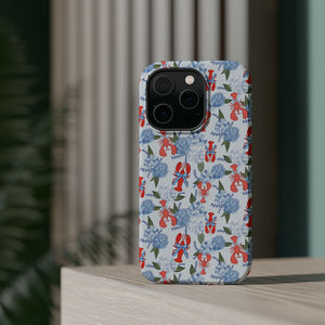 Lobster Hydrangea Magnetic Phone Case
