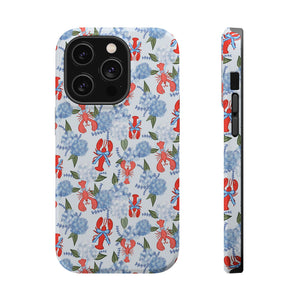 Lobster Hydrangea Magnetic Phone Case