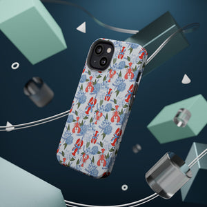 Lobster Hydrangea Magnetic Phone Case