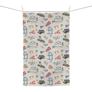 Rhode Island Summer Microfiber Tea Towel