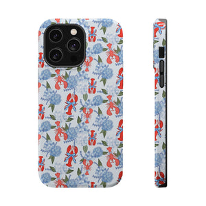 Lobster Hydrangea Magnetic Phone Case