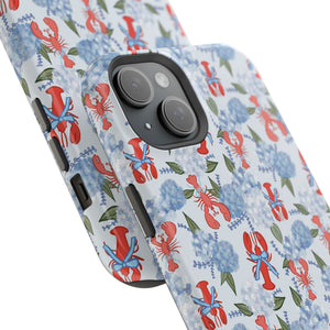 Lobster Hydrangea Magnetic Phone Case