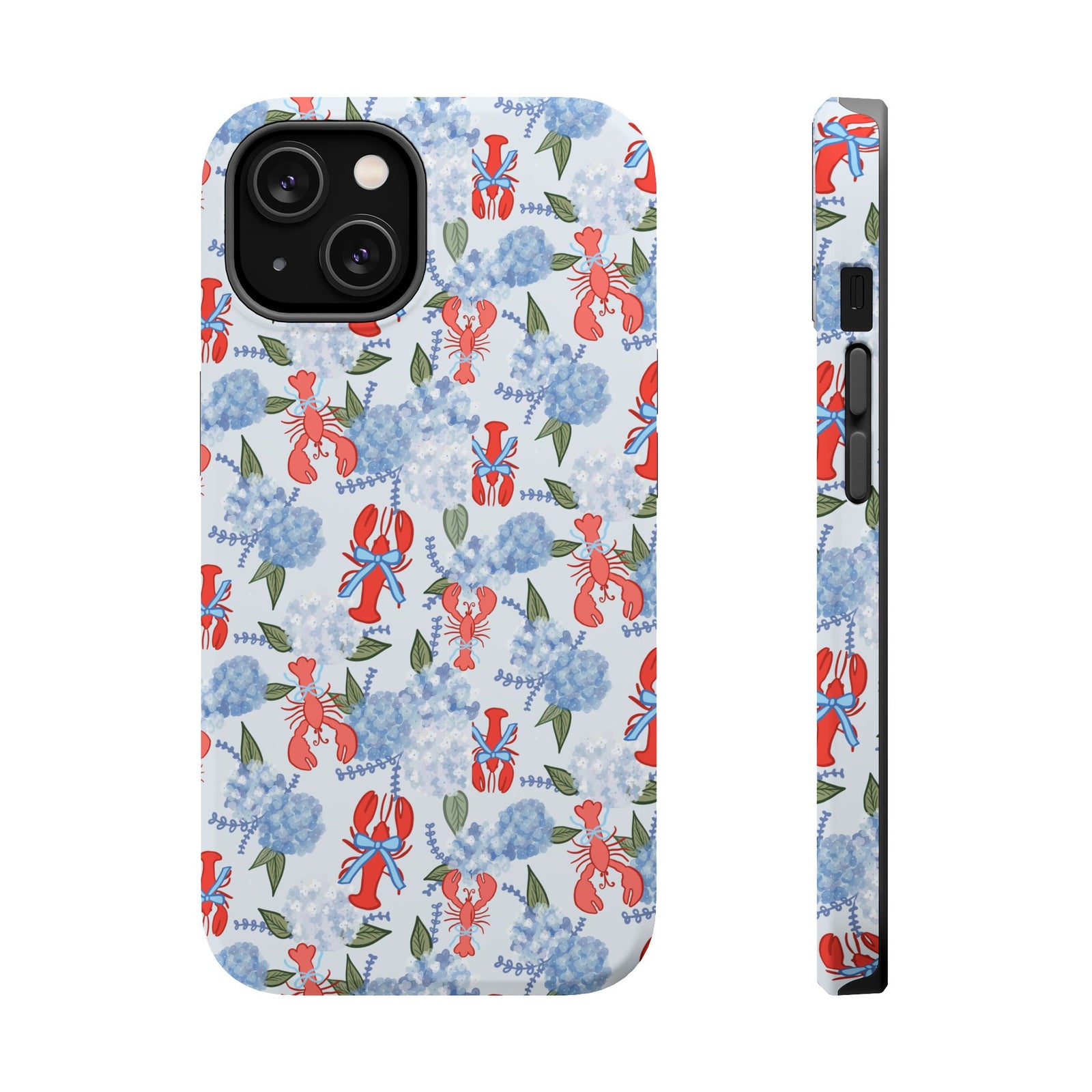 Lobster Hydrangea Magnetic Phone Case