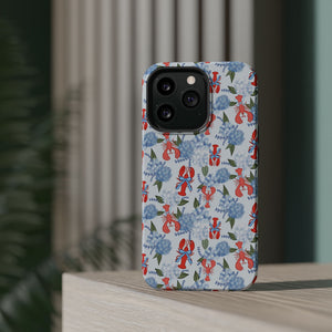 Lobster Hydrangea Magnetic Phone Case