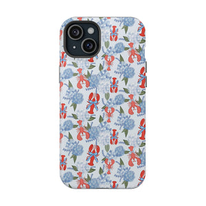 Lobster Hydrangea Magnetic Phone Case