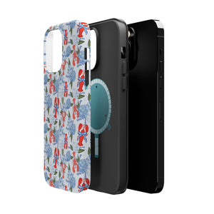 Lobster Hydrangea Magnetic Phone Case