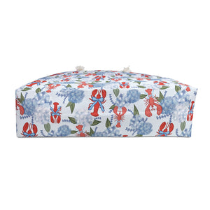 Lobster Hydrangea Getaway Weekender Bag