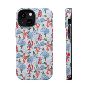 Lobster Hydrangea Magnetic Phone Case