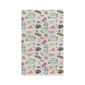 Rhode Island Summer Microfiber Tea Towel