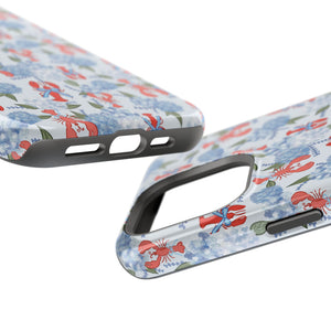 Lobster Hydrangea Magnetic Phone Case