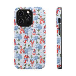 Lobster Hydrangea Magnetic Phone Case