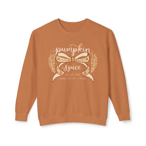 Pumpkin Spice Social Club Comfort Colors Sweatshirt