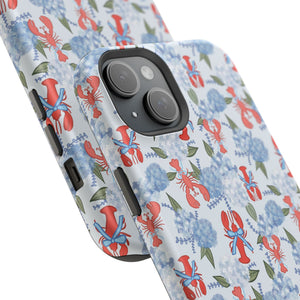 Lobster Hydrangea Magnetic Phone Case