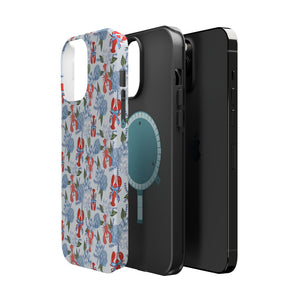 Lobster Hydrangea Magnetic Phone Case