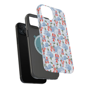 Lobster Hydrangea Magnetic Phone Case