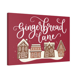 Gingerbread Lane Canvas