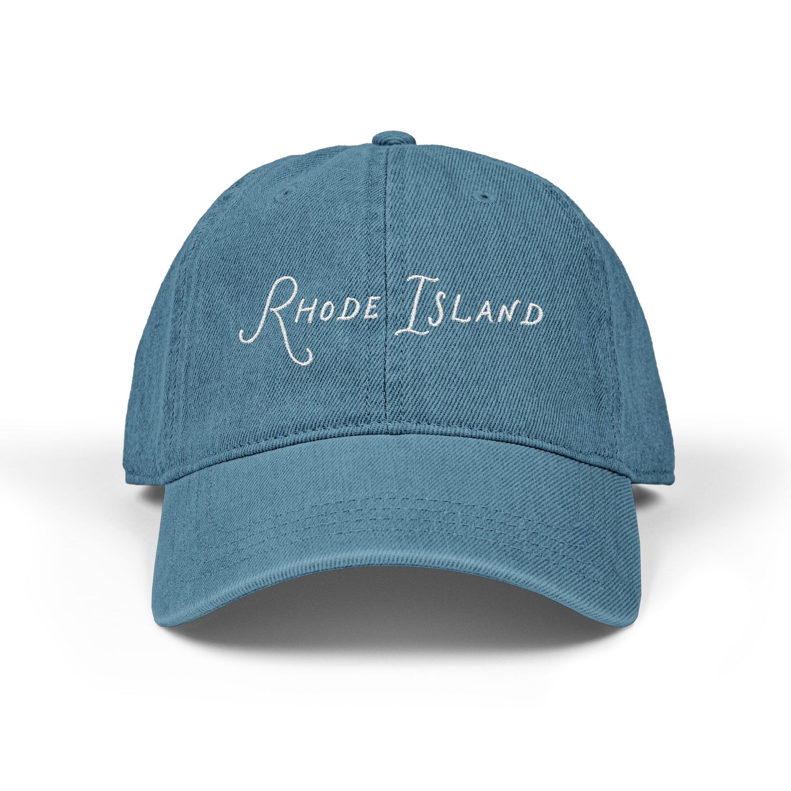 Rhode Island Embroidered Denim Hat