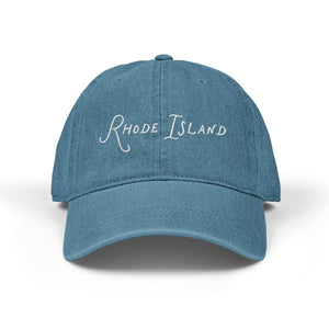 Rhode Island Embroidered Denim Hat