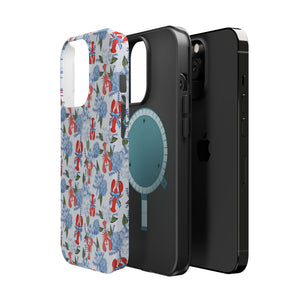 Lobster Hydrangea Magnetic Phone Case