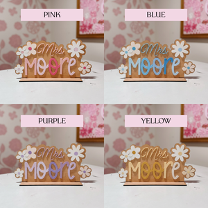 Teacher Name Desk Sign
